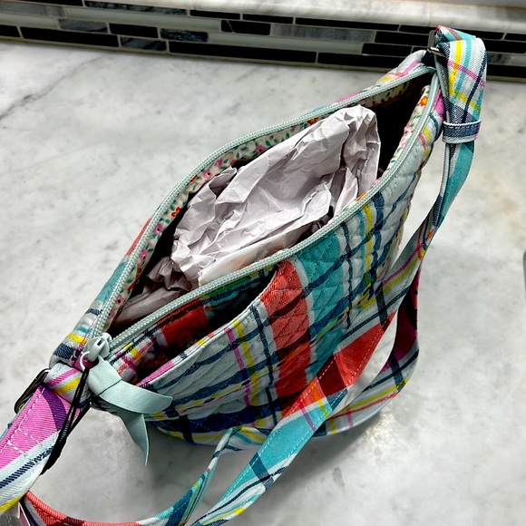Vera Bradley cross body plaid print bag Brand new with tags - Picture 2 of 5